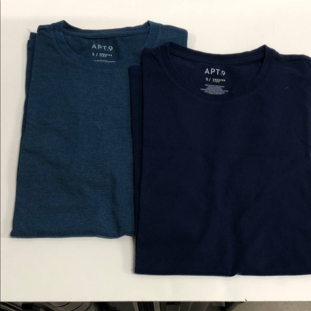 Apt. 9 Teal and Navy T-Shirt Duo
